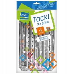 'Stačiakampis' grilio padėklas, ravi, 22x34 cm, 4 vnt