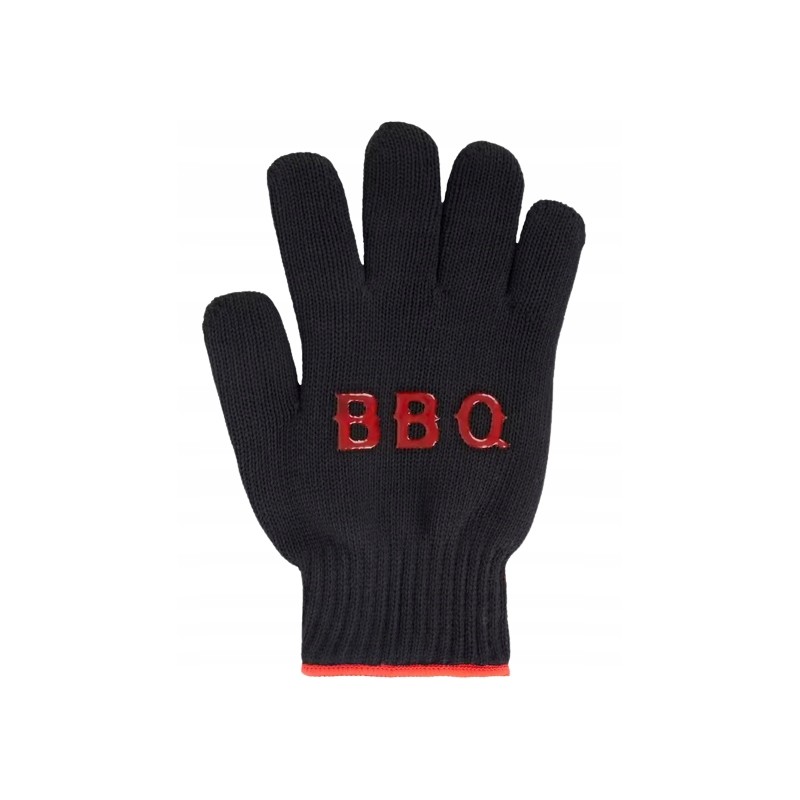 Apsauginė bbq grilio pirštinė iki 250°, juoda