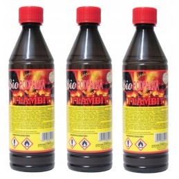 3 x flambit sutirštintas skystas kūrenimas 0,5l šašlykui, laužui, židiniui  1,5l