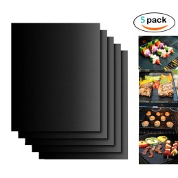 Grilis/orkaitės kilimėlis, rinkinyje 5 vnt