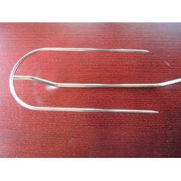 Šakutė, pagaliukai, šakutės, chromuotos laužo lazdos