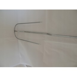 Šakutė, pagaliukai, šakutės, chromuotos laužo lazdos