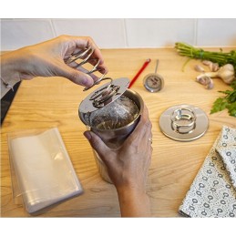 Plastikiniai maišeliai kumpio gamintojui 1,5 kg - 20 vnt.