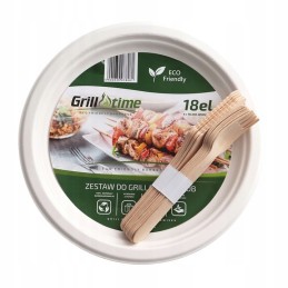 Vienkartinis pikniko / kepsninės rinkinys 18 vnt.