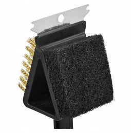 Burns & Barkles vielinis grilio šepetys grotelėms, 36 cm