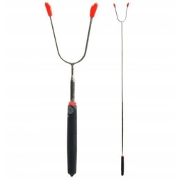 Teleskopinė šakutė skirta mėsos kepimui ir kepimui