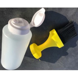 Grilio šepetys su dozatoriumi