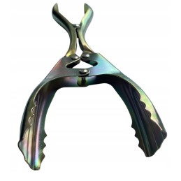 Grilio žnyplės, metalinės, metalinis griebtuvas, 25 cm, mėsai kepti ant grotelių