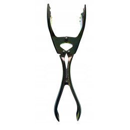 Grilio žnyplės, metalinės, metalinis griebtuvas, 25 cm, mėsai kepti ant grotelių