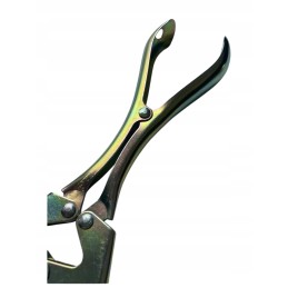 Grilio žnyplės, metalinės, metalinis griebtuvas, 25 cm, mėsai kepti ant grotelių