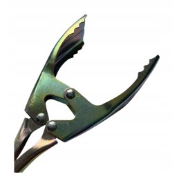 Grilio žnyplės, metalinės, metalinis griebtuvas, 25 cm, mėsai kepti ant grotelių