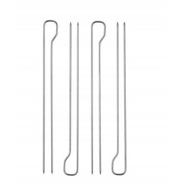 Pagaliukai vėrinukai grilis meister 29 cm 4 vnt, nerūdijantis plienas