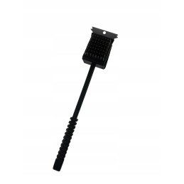 3in1 grilio grandiklio šepetys grotelėms valyti