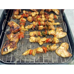 76755 nepridegančios kepimo grotelės/kilimėlis 36x42 cm