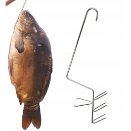 H-433 kabliukai karpinėms žuvims rūkyti, 33 cm