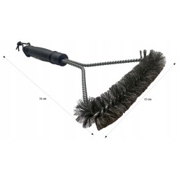 Platus šepetys grilio grotelėms valyti