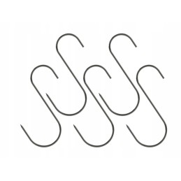 Rūkyklos kabliukai, tradicinės formos, 5 vnt