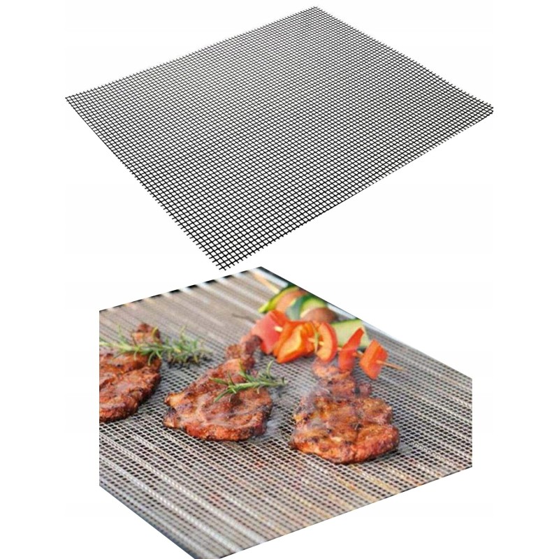 Nelipnus tinklinis kilimėlis bbq griliui 42x36cm