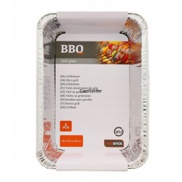 Aliuminio bbq grilio padėklas 22,5 x 15,5 cm