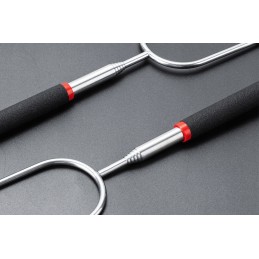 Teleskopinė laužo lazda, šakutė ir grilio šakutė