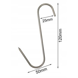 S-312 kablys, nerūdijančio plieno rūkymo kabliukai