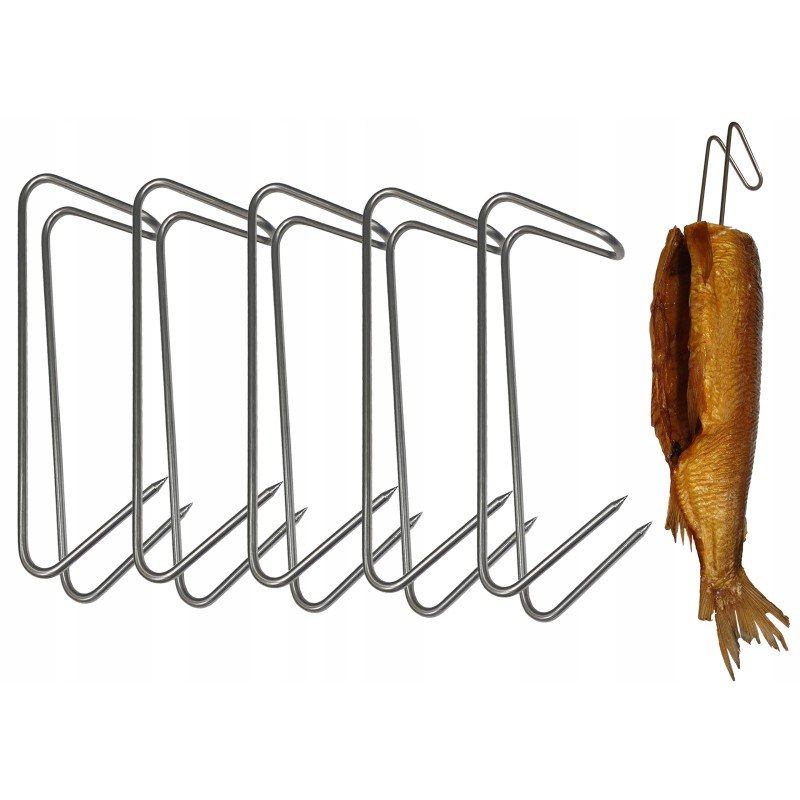 H-313-p kabliukas 13cm rūkymo kabliukai žuviai rūkyti