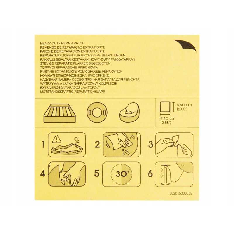 Baseino remonto rinkinys, remonto komplektas, 10 vienetų, bestway