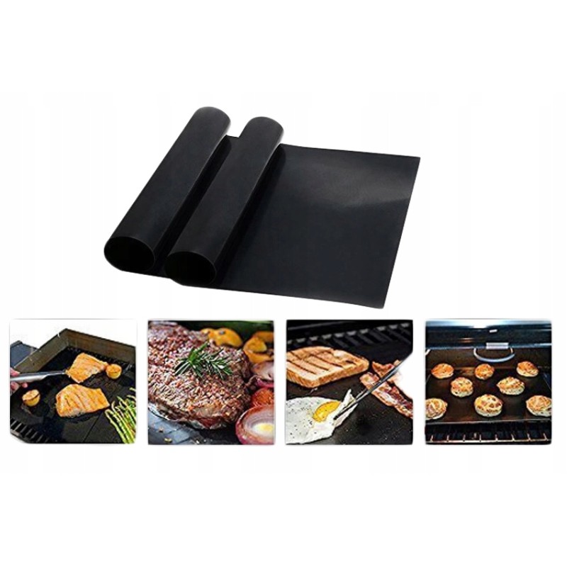 Tefloninis kepimo kilimėlis griliui ir orkaitei, daugkartinis, 2 vnt