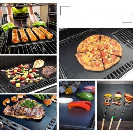 Tefloninis kepimo kilimėlis griliui ir orkaitei, daugkartinis, 2 vnt