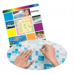 Latki baseino remonto rinkinys 10 vnt bestway 62091