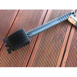 3in1 grilio valymo šepetys + grandiklis