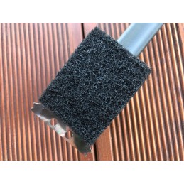 3in1 grilio valymo šepetys + grandiklis