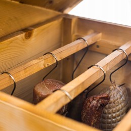 Tradiciniai rūkymo kabliukai 15 cm, 5 vnt