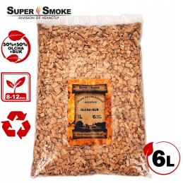 Super dūmų rūkymo traškučiai alksnio dydis: l 6 litrai