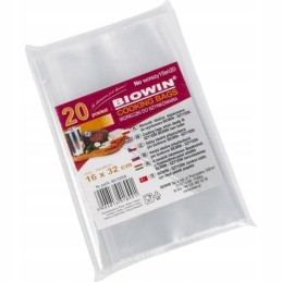 Plastikiniai maišeliai kumpio gamintojui 1,5kg 16x32cm 20 vnt