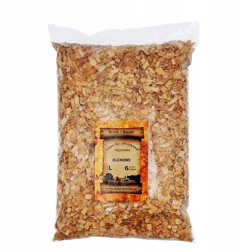 Supersmoke rūkymo traškučiai alksnio dydis: l 6 litrai
