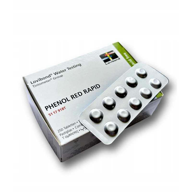 Fenolio raudonojo ph tyrimo tabletės 10 tablečių