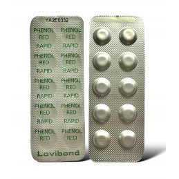 Fenolio raudonojo ph tyrimo tabletės 10 tablečių