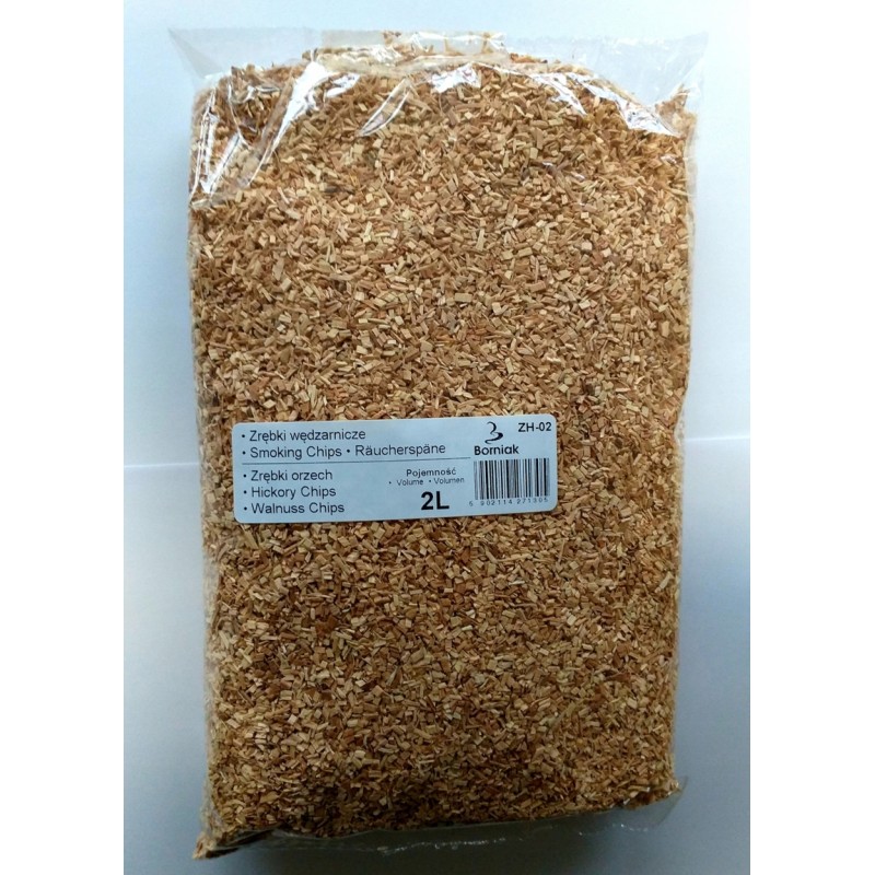 Rūkymo traškučiai borniak hickory graikinis riešutas 2l