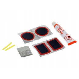 Dviračių kamerų ir padangų remonto rinkinys