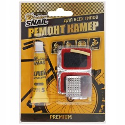 Dviračių kamerų ir padangų remonto rinkinys