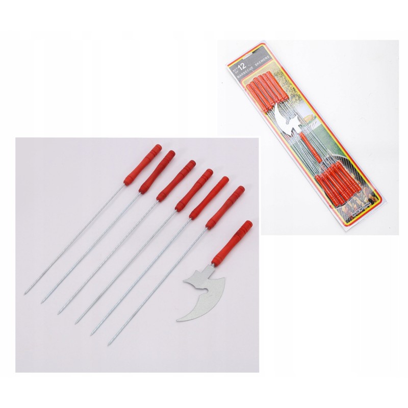 Iešmeliai 12 vienetų (30 cm) + skeltuvas (19 cm) sn49410