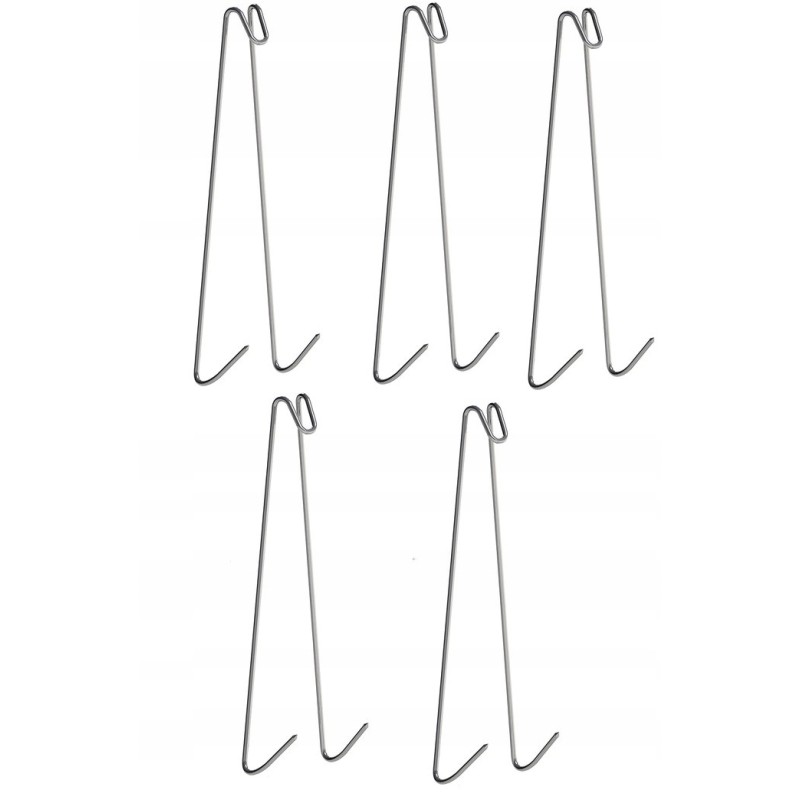 Žuvies rūkymo kabliukai - dvigubi 5 vnt