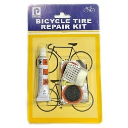 Dviračių kamerų ir padangų remonto rinkinys