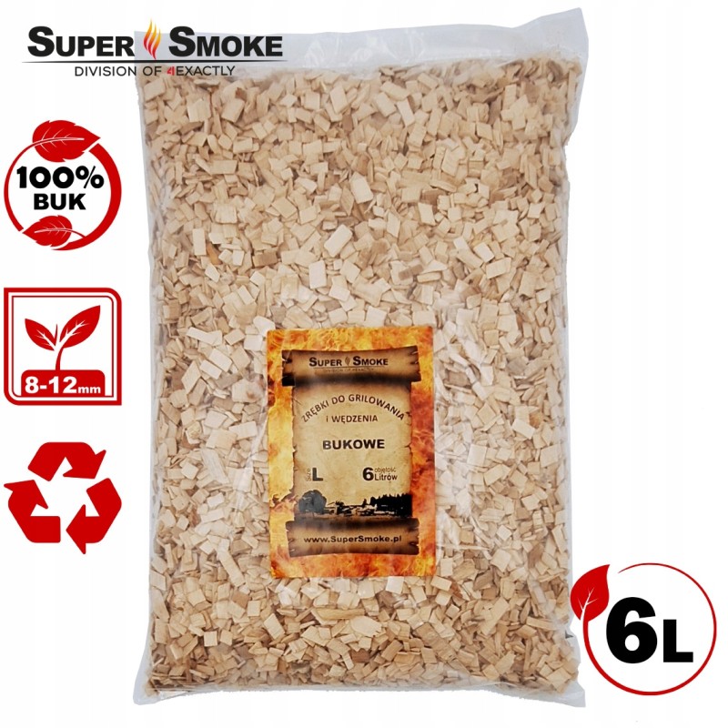 Super dūmų rūkymo traškučiai buko dydis: l 6 litrai