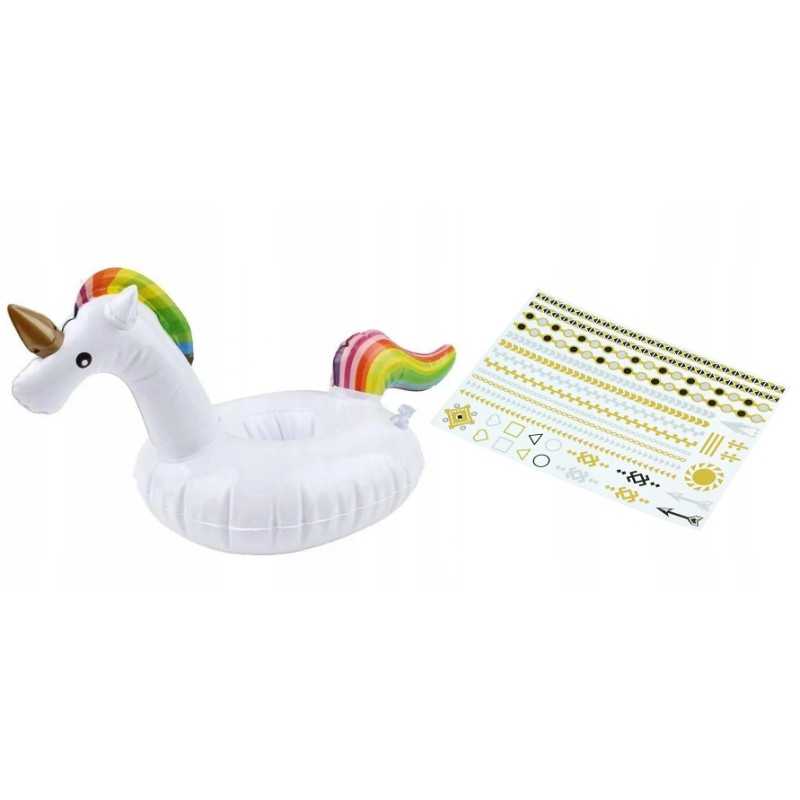 Pripučiamas vienaragis gėrimų laikiklis gėrimams