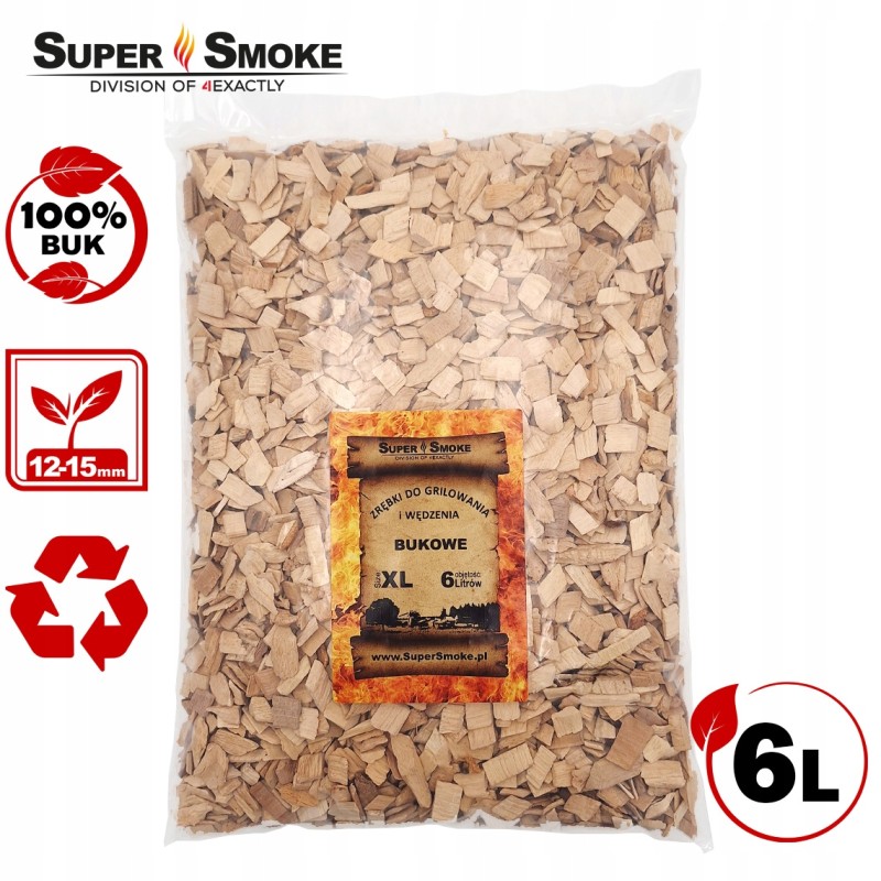 Super dūmų rūkymo traškučiai buko dydis: xl 6 litrai