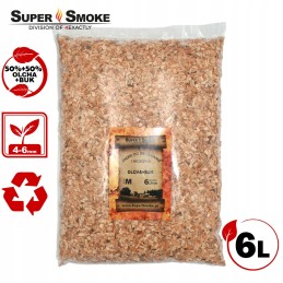 Super dūmų rūkymo traškučiai alksnio dydis: m 6 litrai