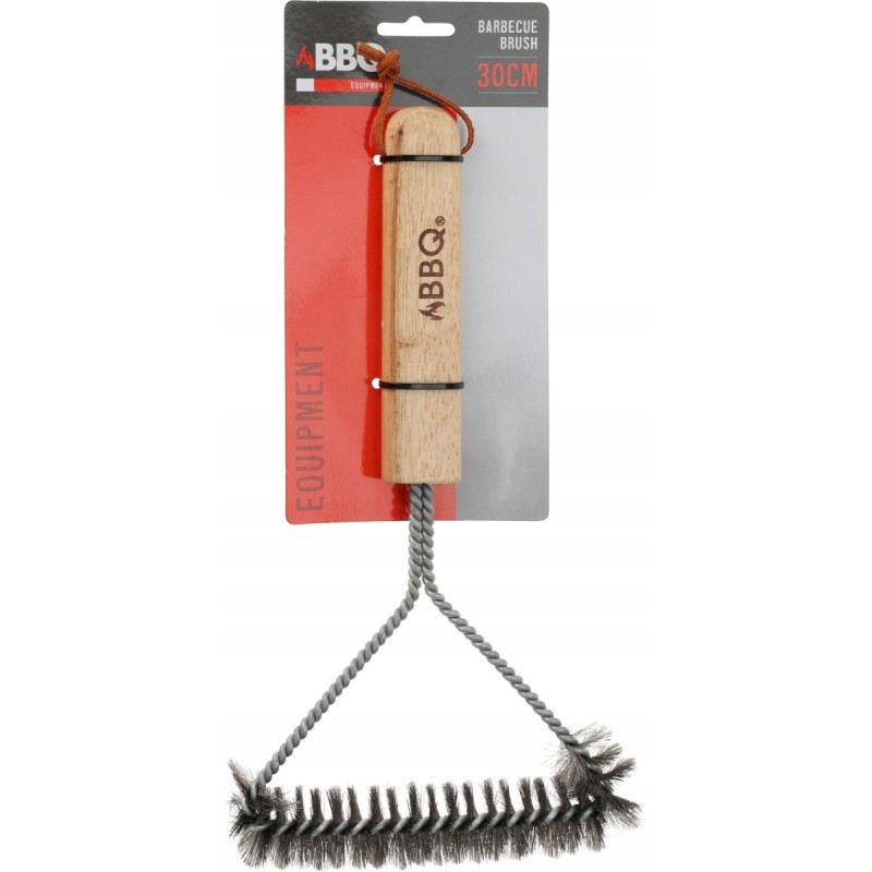 Vielinis šepetys grilio grotelėms, 30 cm