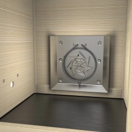 Elektrinė medinė rūkykla, karšto oro cirkuliacija, medžio drožlių, browin 60e dūmų generatorius